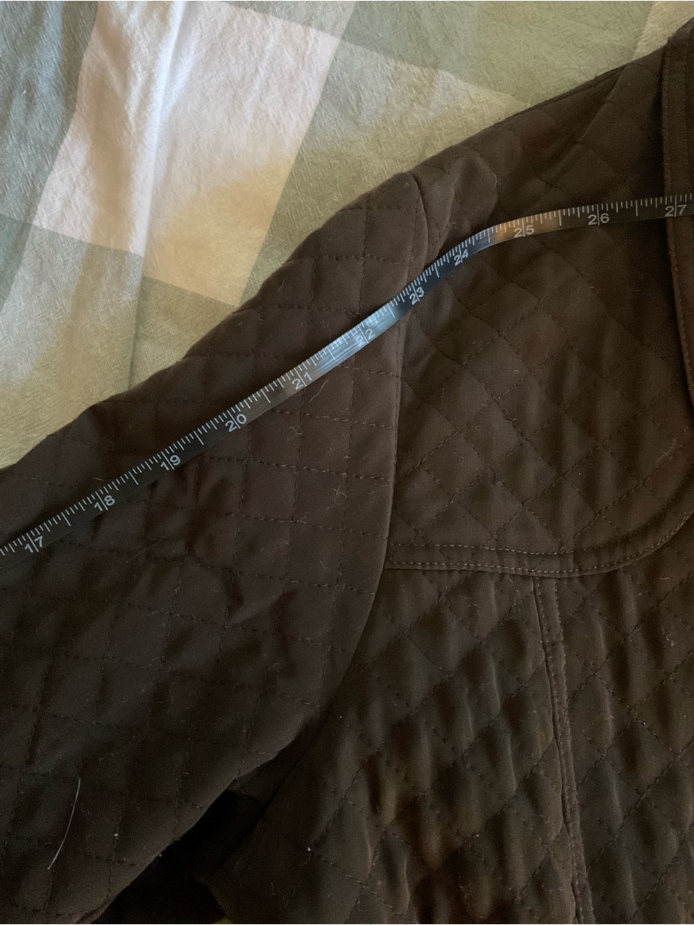 Hilary Radley Quilted Brown Puffer Jacket - Picture 7 of 8